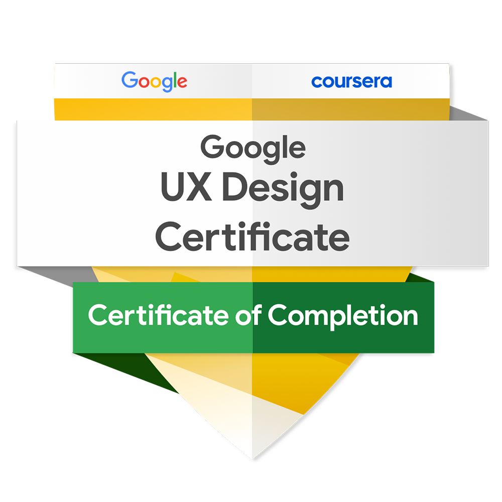 Google UX Design certificate
